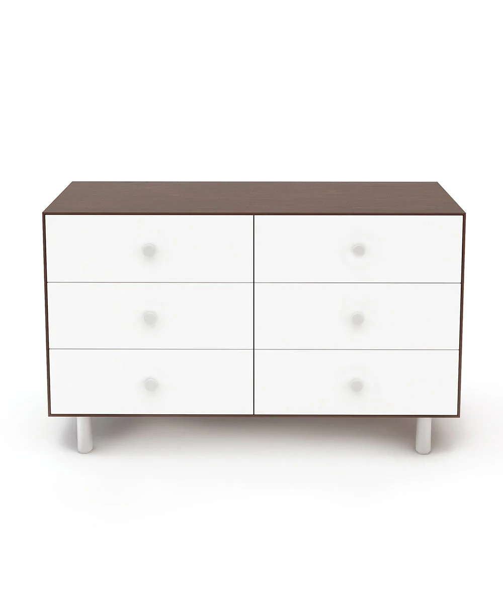 Classic 6-Drawer Dresser - Walnut v1
