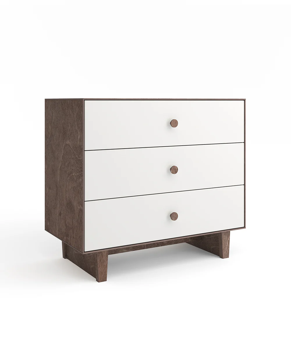 Rhea 3-Drawer Dresser - Walnut v1 - Image 2