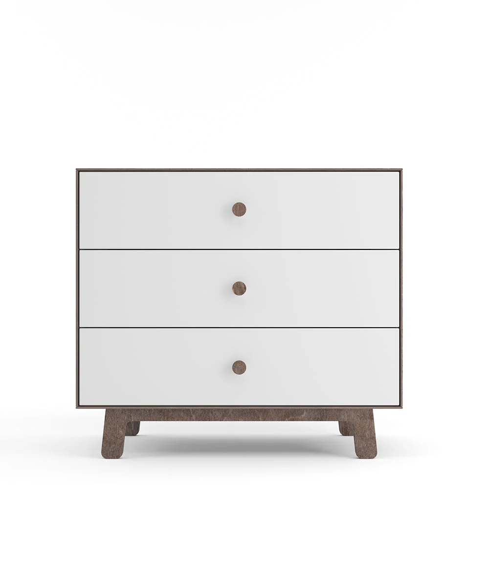 Sparrow 3-Drawer Dresser - Walnut v1