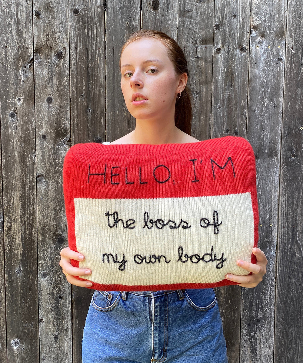 Name Tag Pillow - Image 4