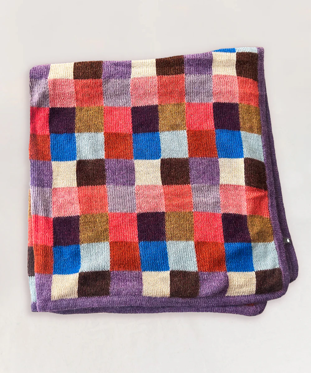 Intarsia Patchwork Blanket - Image 2