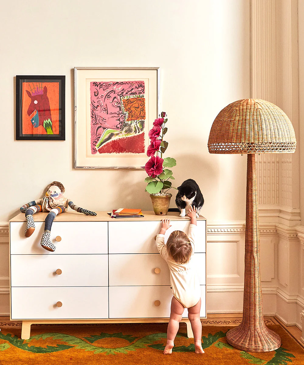 6 Drawer Dresser-Sparrow/Birch (2 Boxes) v2 - Image 3