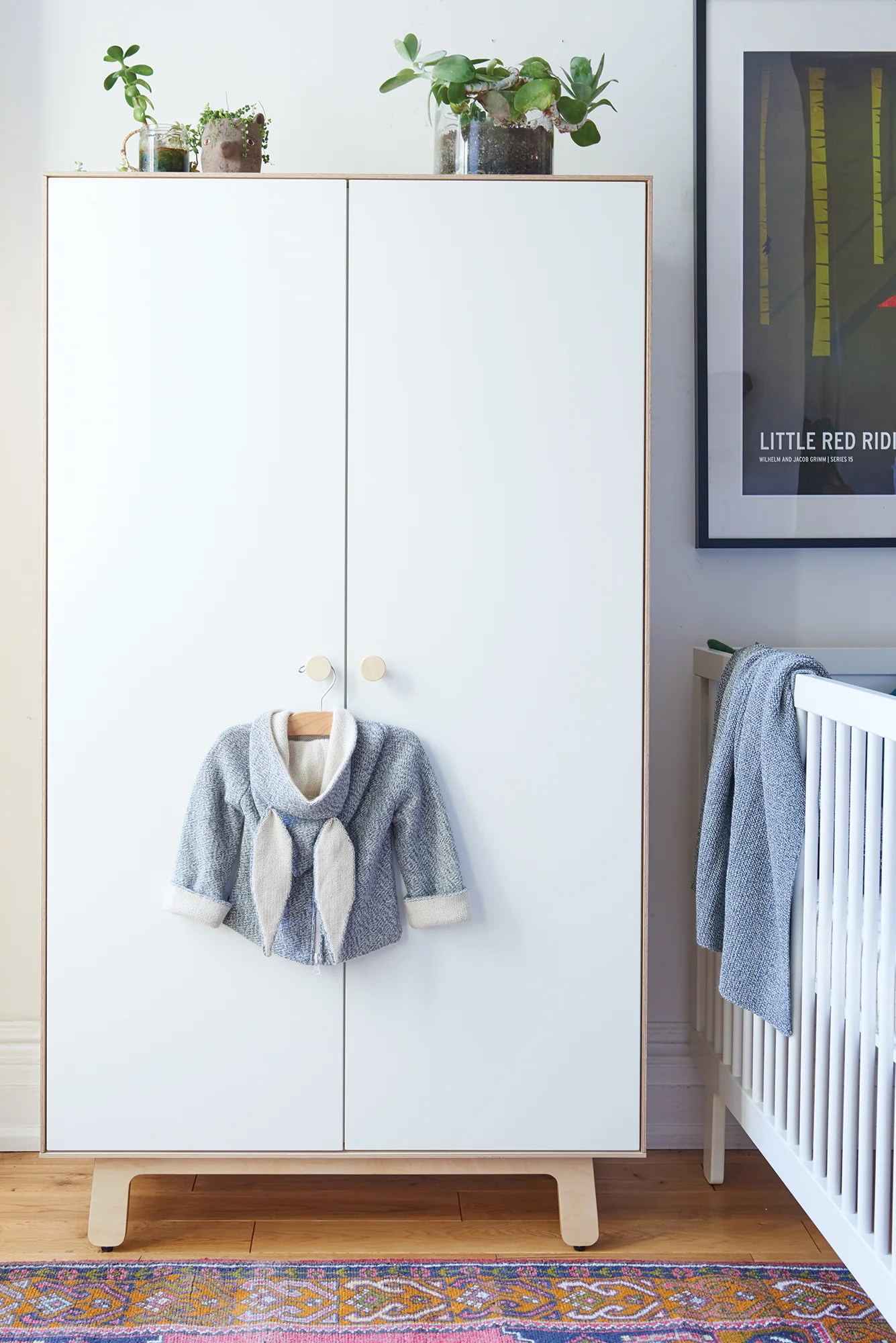 Sparrow Wardrobe - Birch / White - Image 3